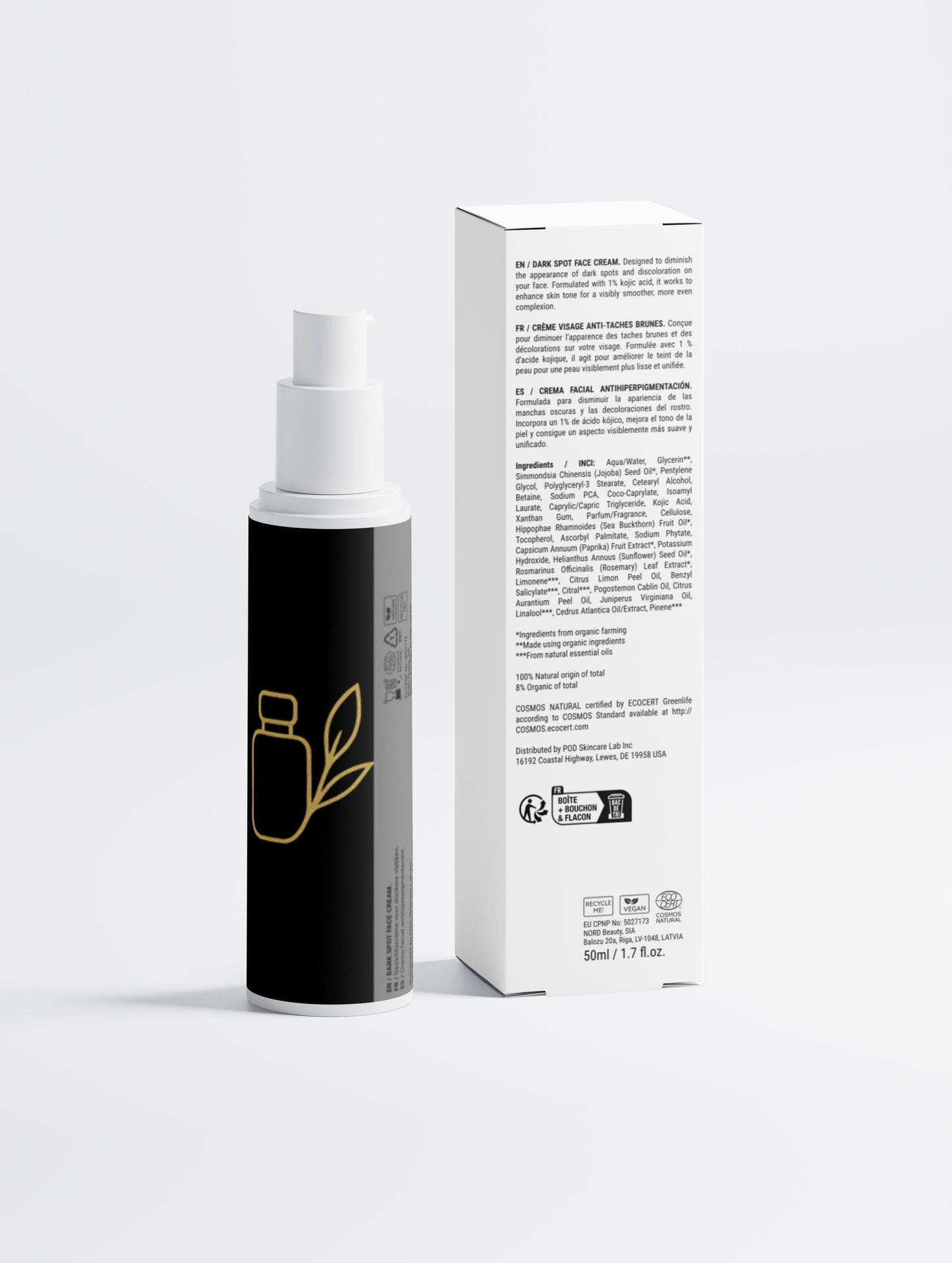 Dark Spot Face Cream with Kojic Acid